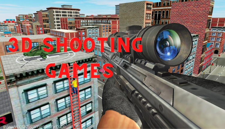 3D shooting Games for kids